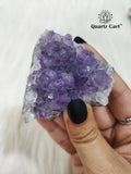 Natural Amethyst crystal cluster medium healing stone #11