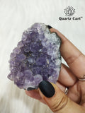 Natural Amethyst crystal cluster medium size healing stone #7