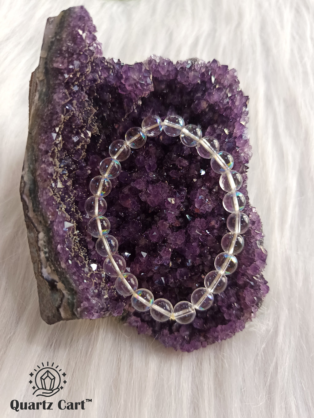 Angel Aura Quartz Gemstone Bracelets 8MM