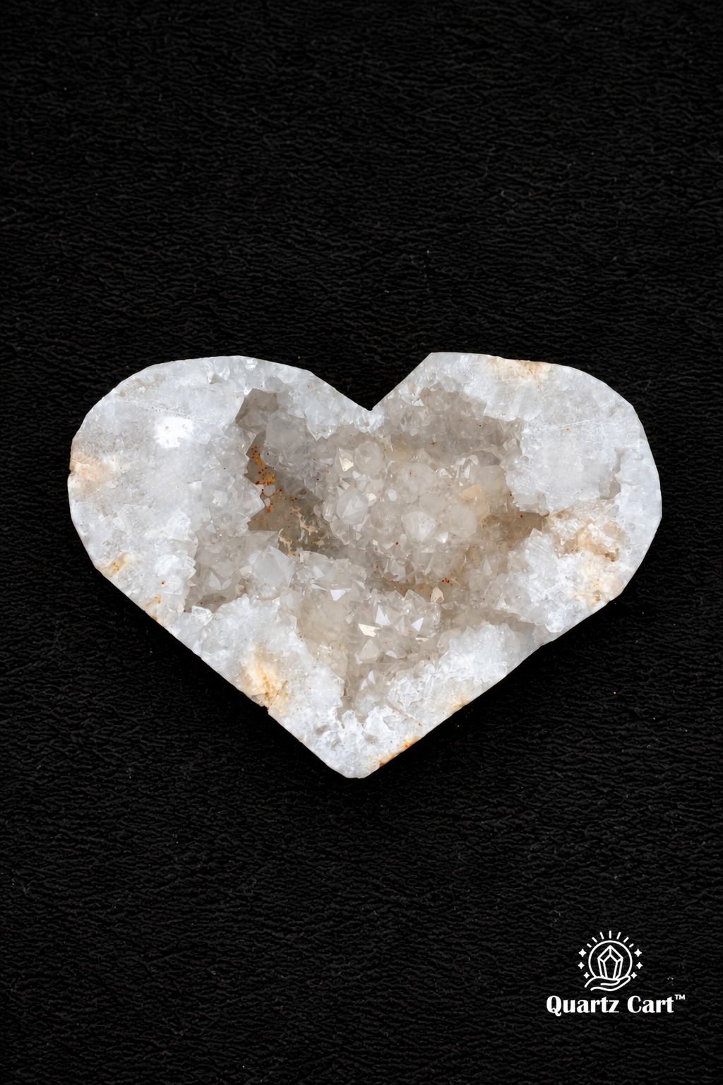 Clear Quartz Heart Cluster