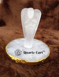 Selenite Angel 3 Inches for Protection, Peace & Spiritual Healing
