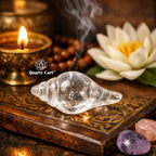 Clear Quartz Shankh