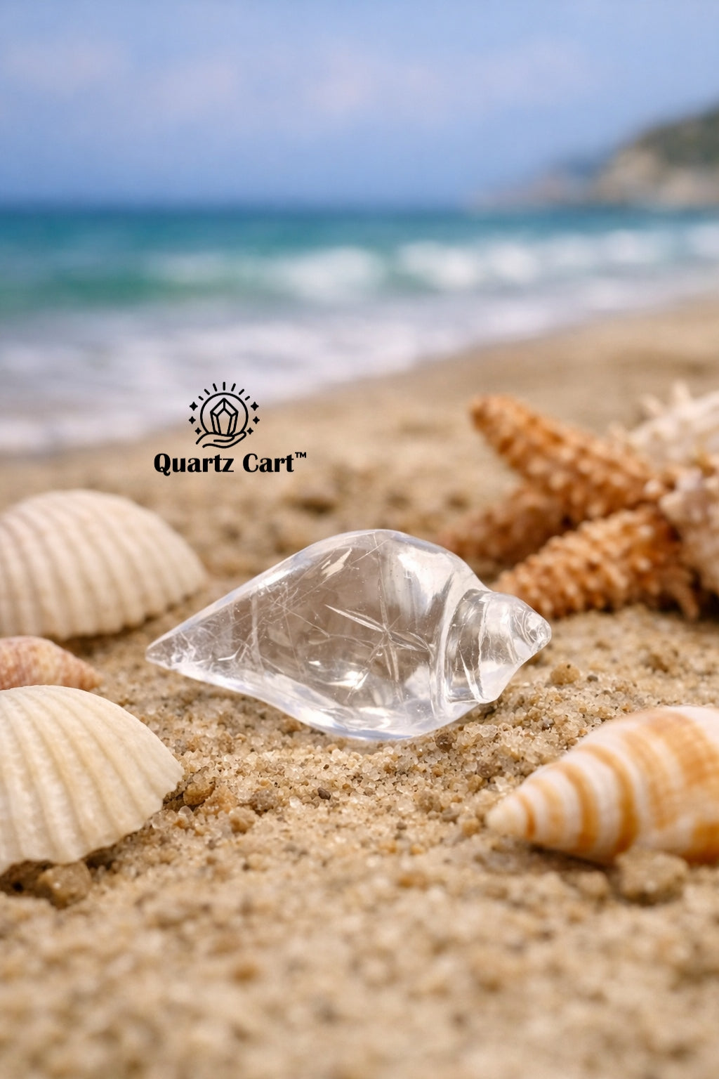 Clear Quartz Shankh