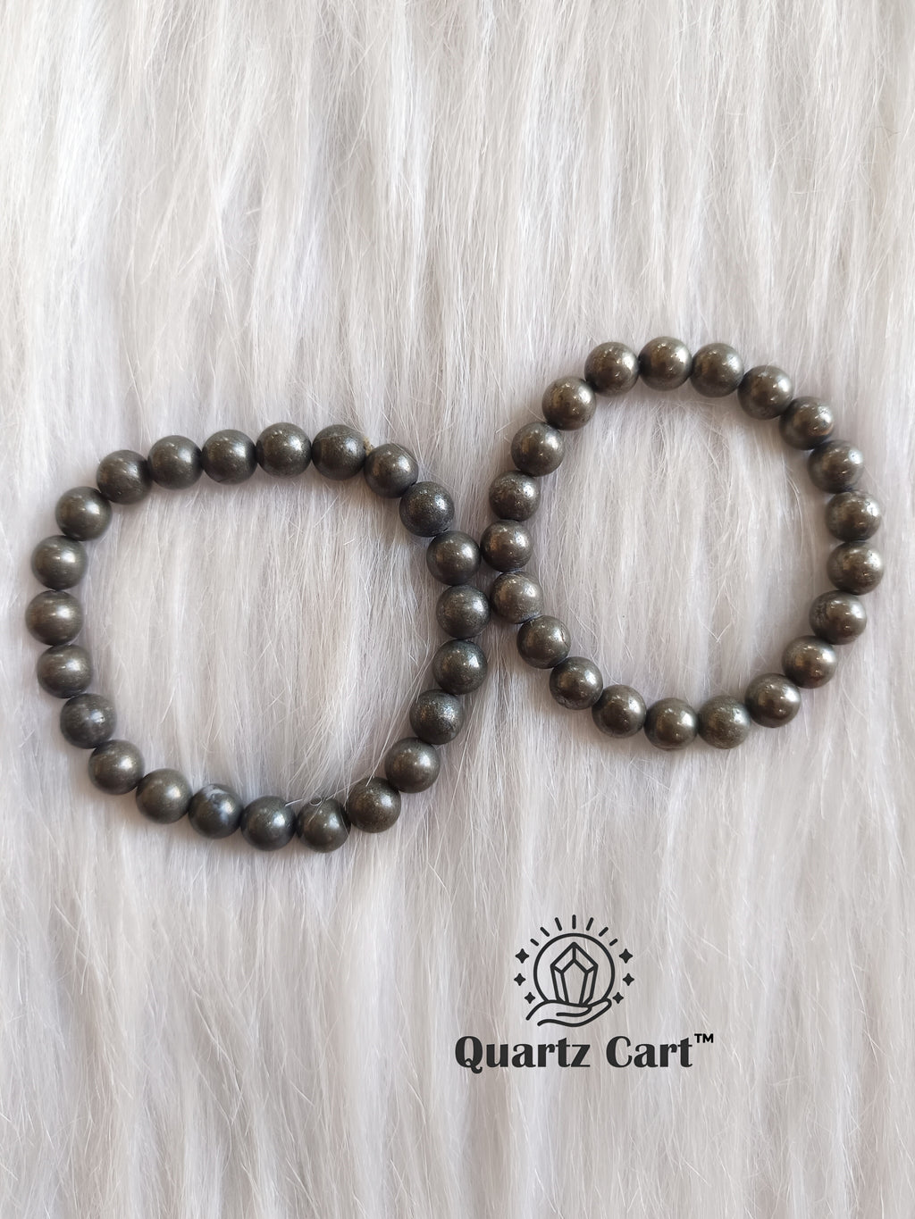 Natural Pyrite Bracelet for Wealth, Confidence & Protection