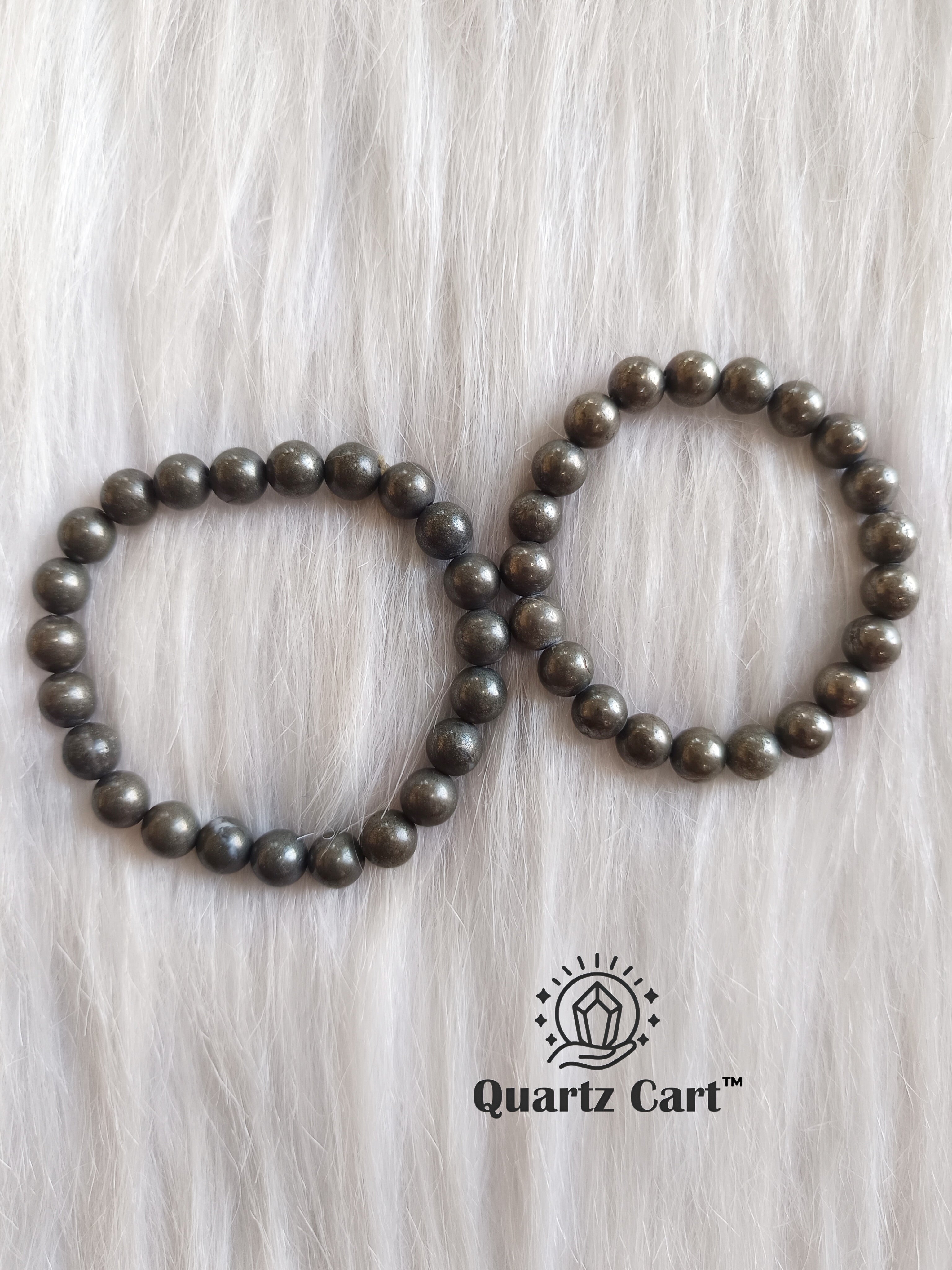 Natural Pyrite Bracelet for Wealth, Confidence & Protection