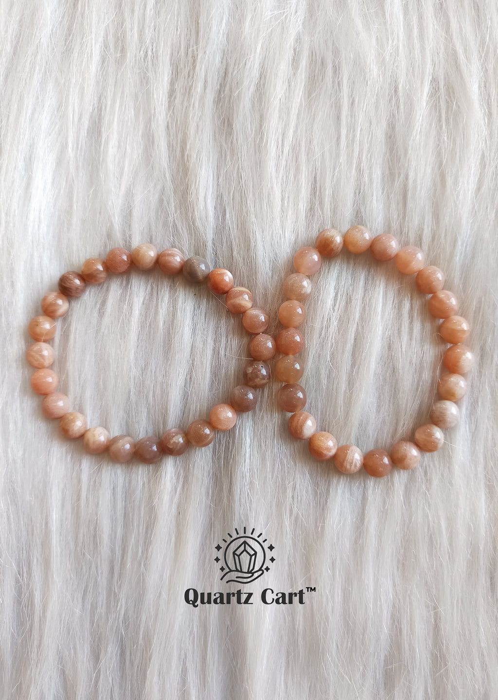 Sunstone healing crystal beaded bracelet for motivation vitality and emotional balance
