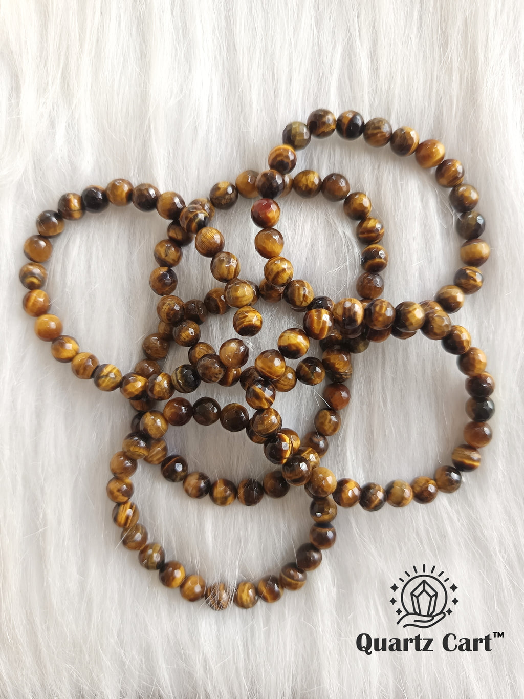 Tiger Eye faceted crystal bracelets symbolizing strength grounding energy and mental clarity