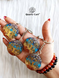 spiritual chakra keychain orgone energy stone