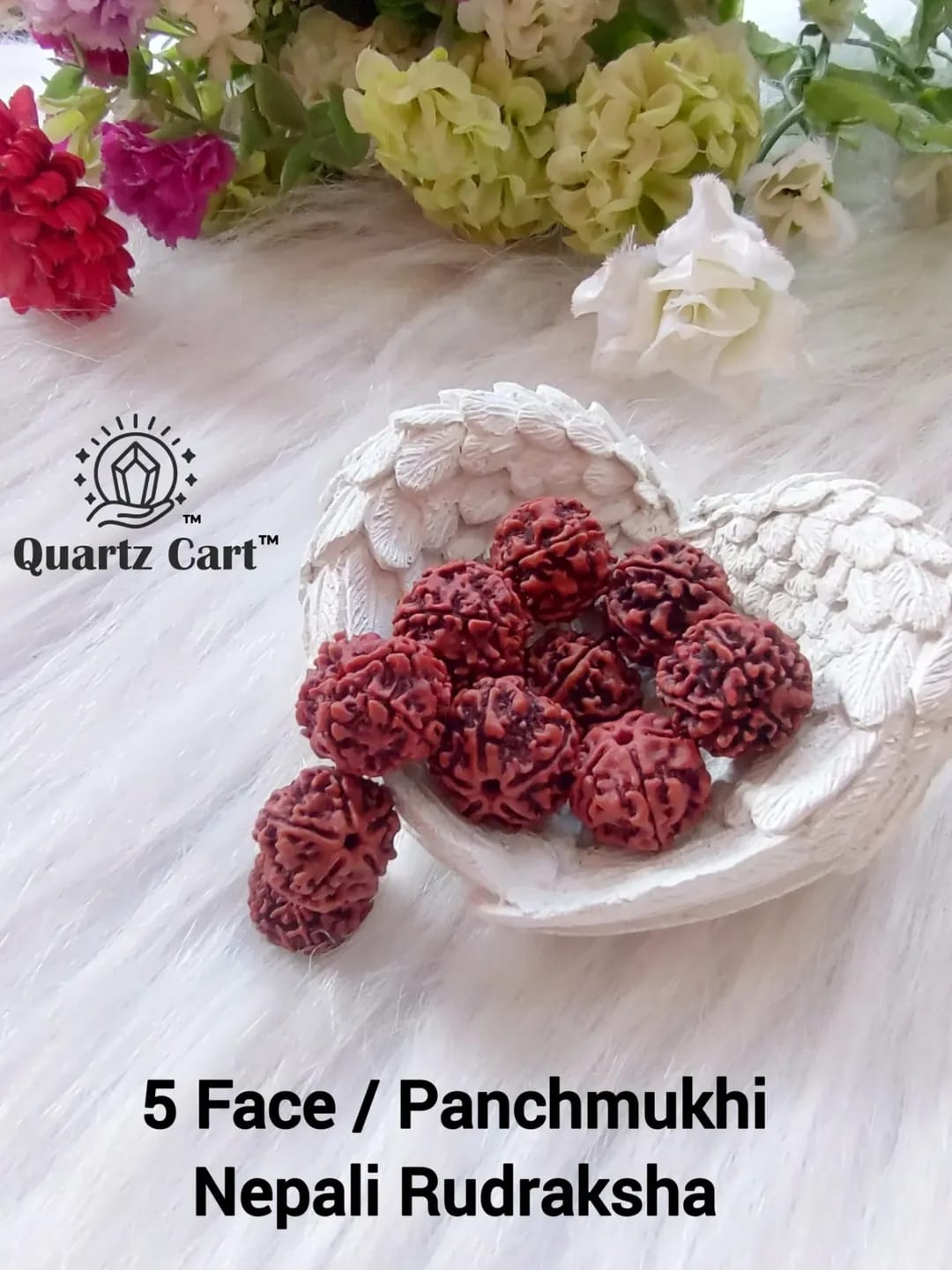 Panch Mukhi Rudraksha Beads – Natural 5 Mukhi Sacred Spiritual & Healing Seed