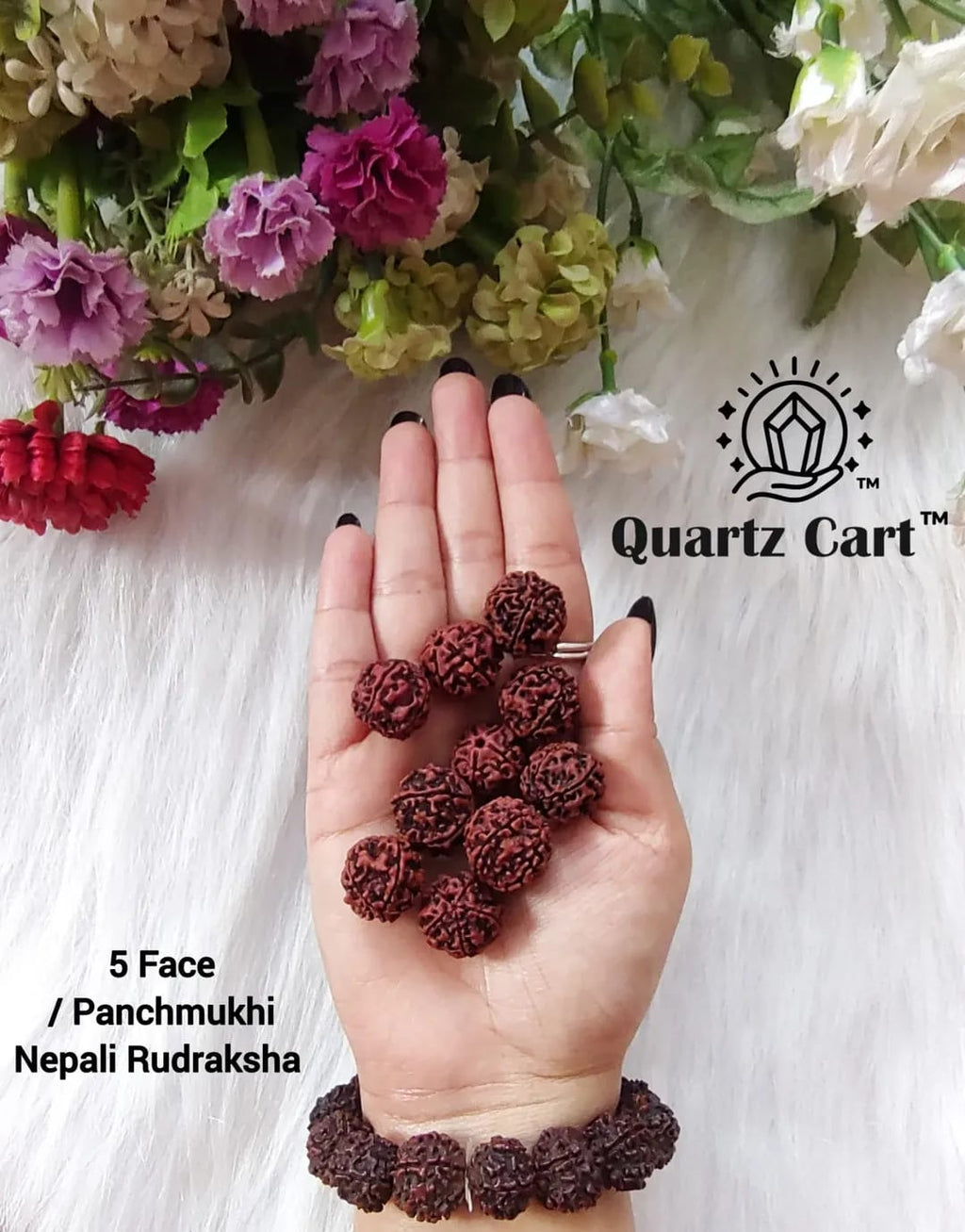 Panch Mukhi Rudraksha Beads – Natural 5 Mukhi Sacred Spiritual & Healing Seed