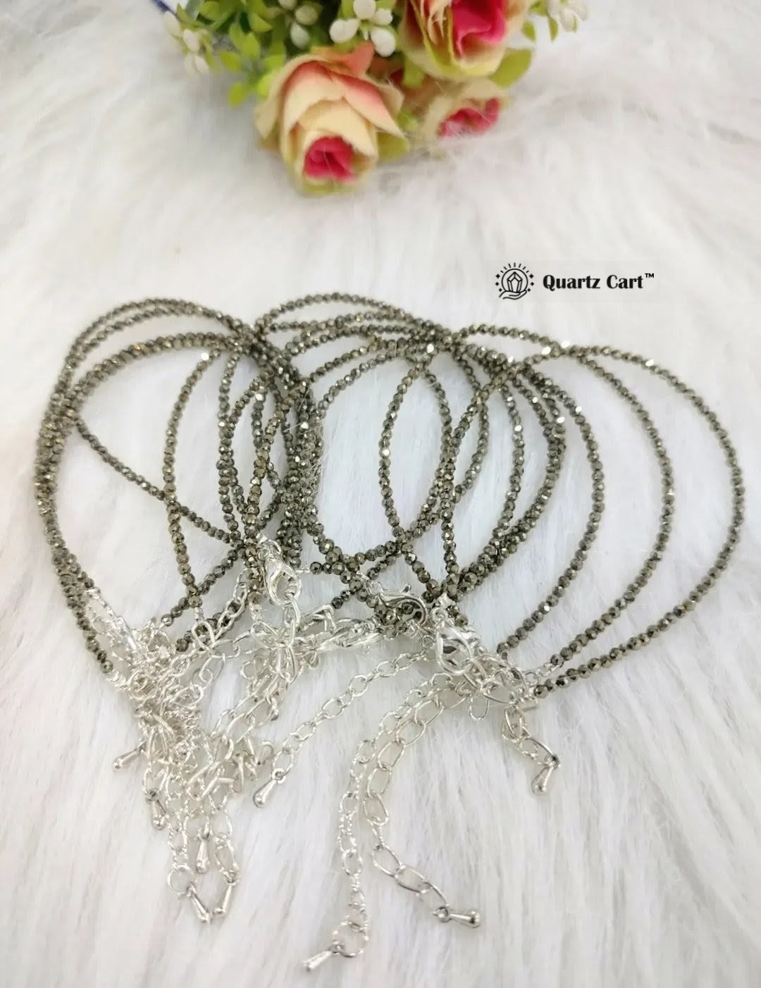 Pyrite Anklet – Protection, Confidence & Abundance