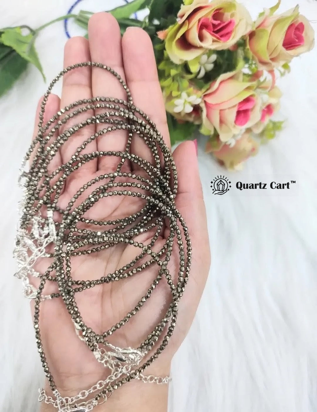 Pyrite Anklet – Protection, Confidence & Abundance
