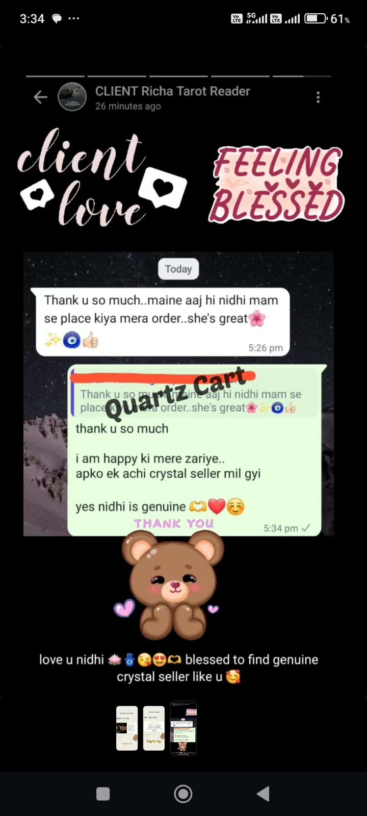 Customer review screenshot