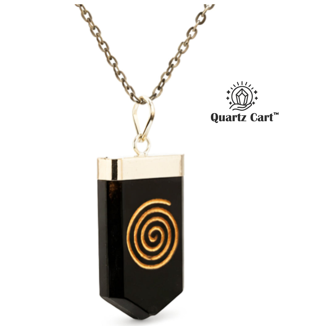 Shungite Reiki Symbol Pendant