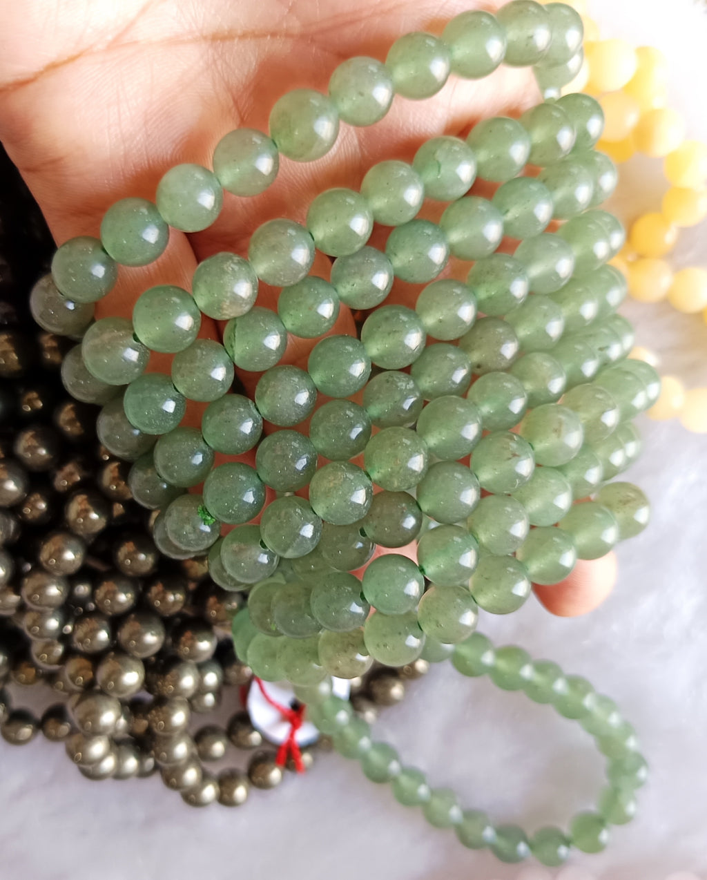 Green Aventurine Bracelet - Luck, Health and Prosperity