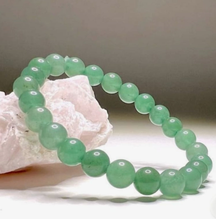 Green Aventurine Bracelet - Luck, Health and Prosperity