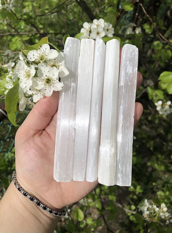 Raw Selenite Wands