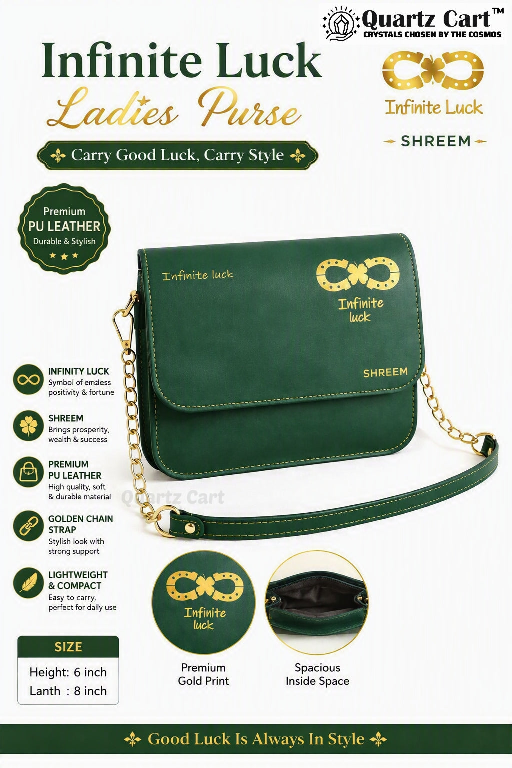 Infinite Luck Ladies Wallet