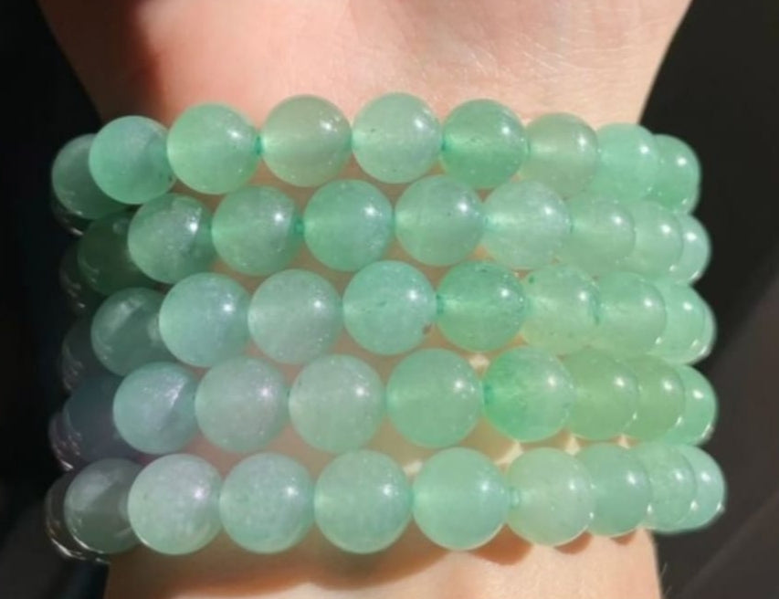 Green Aventurine Bracelet - Luck, Health and Prosperity