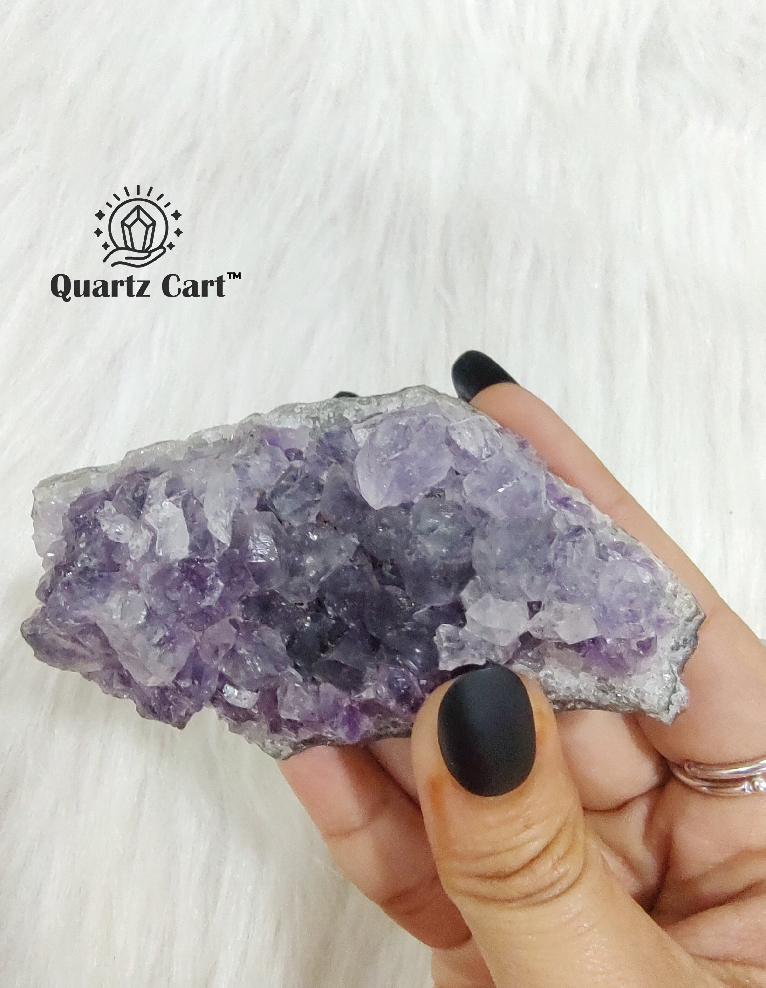 Amethyst Cluster Medium #01 – Natural Healing & Spiritual Energy Stone