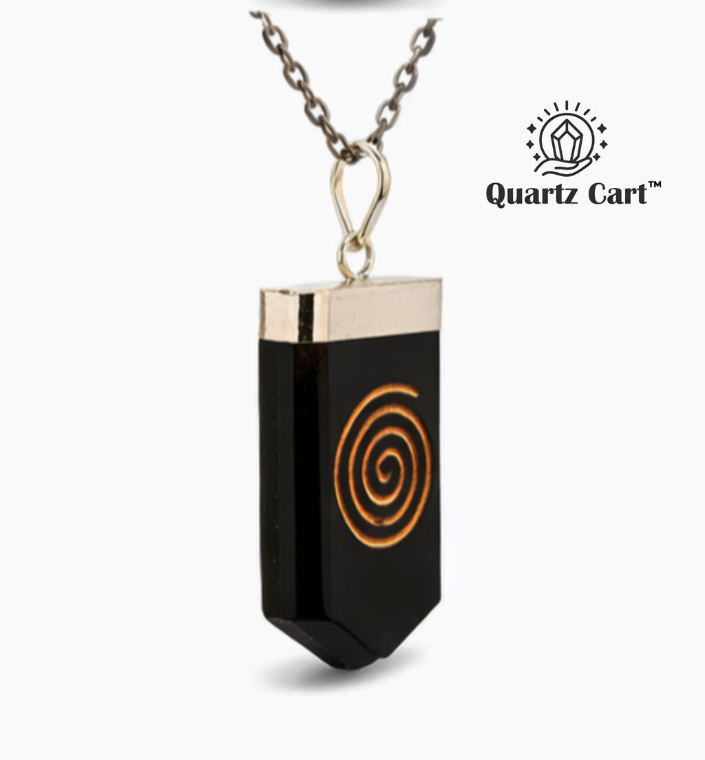 Shungite Reiki Symbol Pendant