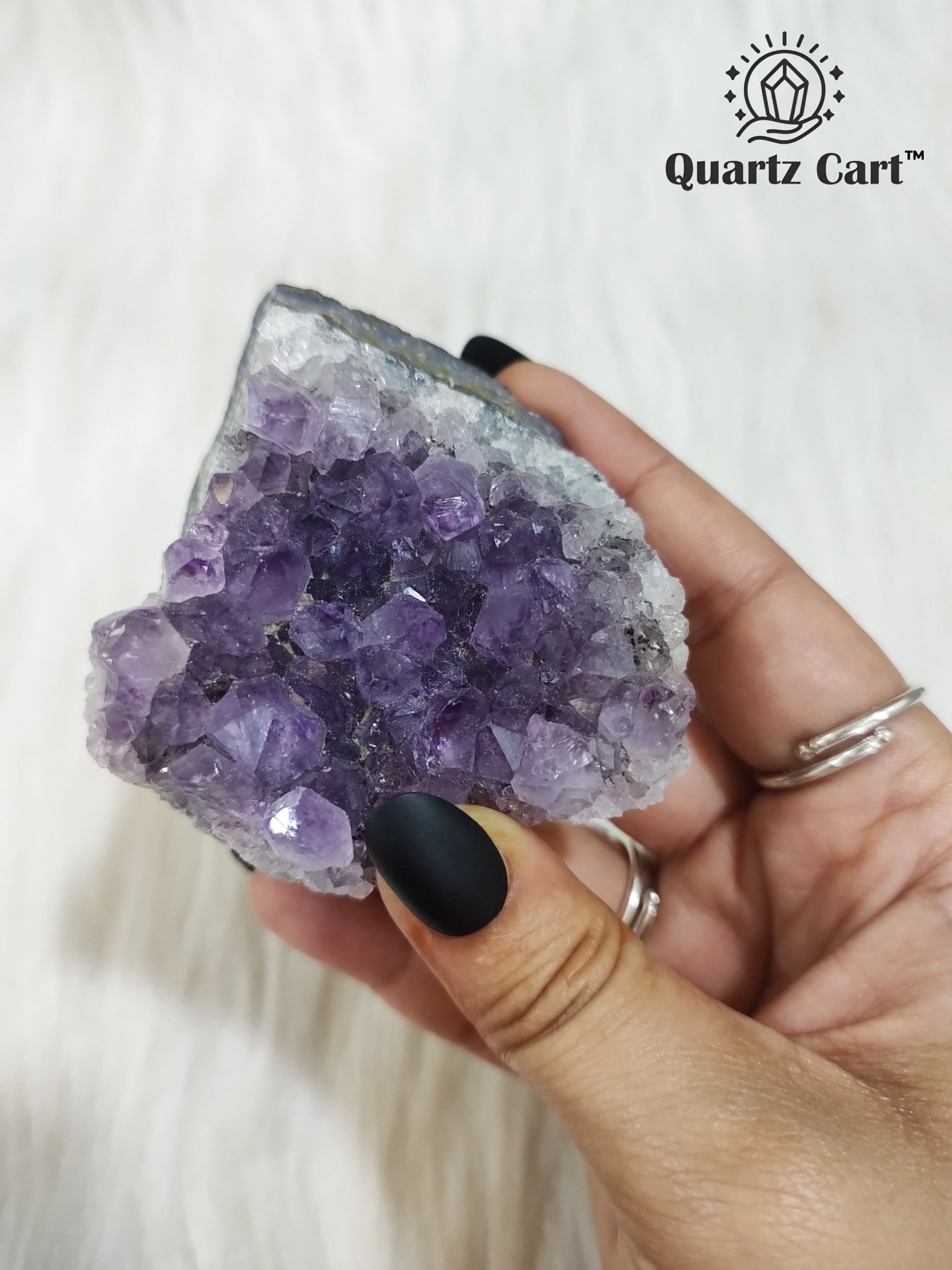 Amethyst Cluster Medium – Natural Healing Crystal Cluster #8